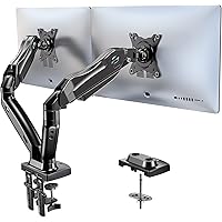 Duronic Dual Monitor Stand Arm PC Desk Mount Riser DM252 Double Height ...