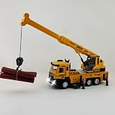 Giffy/Oyuncak İş Makinesi Sesli Işıklı &Ccedil;ek Bırak Vin&ccedil;, Kule Vin&ccedil; ve Kep&ccedil;e 30 Cm Aksesuarlı Kapıları A&ccedil;ılan (Vin&ccedil;)