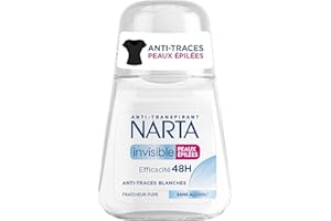 Narta Femme Déodorant Bille Invisible Peaux Epilées 48h 50ml