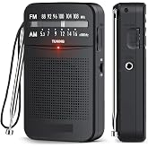 Hobimtek HT-263 Taşınabilir AM/FM Radyo K&uuml;&ccedil;&uuml;k Boy Cep Radyosu Pilli Radyo knstar K-263