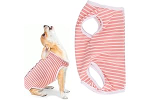 DOKENO Kombinezon regeneracyjny elektroniczny dla psa i koty, ochrona ran przeciw lizaniu, kombinezon po operacji