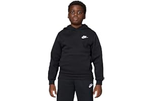 Nike K NSW Club FLC HDY Lbr Hooded Long Sleeve Top Mixte Enfant (Lot de 1)