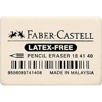 Faber-Castell Gomma 7041 – 20, Per Matite E Matite Colorate, 40x27x10 Mm, Bianca, Cancellazione Pulita - 4