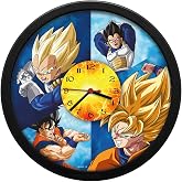 Kids Licensing - Dragon Ball Wall Clock for Kids and Manga Fans, Ideal for Gifting