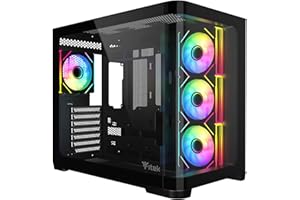Itek case DARK CAVE CURVED - Gaming Tower, ATX, 4x12cm ARGB fan, 2xUSB3, Type-C, Side & Front Panel Temp Glass