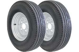 ‎THE DRIVE The Drive | 2x Komplettrad 5.00-10 79N TL M+S für kleine Pkw-Anhänger | Felge 3,50x10 ET0 / ML60 – Lochkreis 4x100 | Tragkraft je 437kg – max. 140 km/h | mit Felge