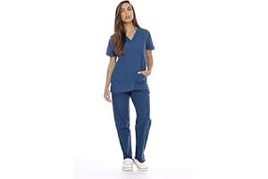 Just Love Women's Scrub Sets Six Pocket Medical Scrubs (V-Neck with Cargo Pant)