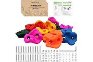 Trymaker Rock Climbing Holds,Climbing Wall for Kids,Climbing Set for Adult Indoor and Outdoor
