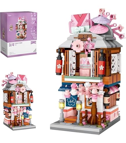 LOZ MINI - Mattoncini Japan Street Mini View Blocchi Costruzioni - Foto 4