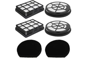 ‎LEADAYBETTER BZ152EF Filter Zubehör für Bosch Serie 2 Staubsauger BGC05A220A, BGC05A320, BGC05A322, BGC05AAA1,BGS05A221, BGS05A222, BGS05AAA2/01, BGS05A220/02-2x Hepa-Filter Motorschutzfilter + 2x Abluftfilter