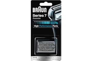 ‎BRAUN Braun Series 7 Elektrorasierer Scherkopf 70S – ORIGINAL Ersatzscherteil und Rasierer Zubehör vom Hersteller – Made in Germany, Kompatibel mit Braun Series 7 Rasierern – Silber, 1er Pack