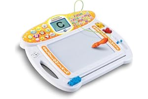 VTech - Magi'Ardoise Apprenti Écriture, Ardoise Magique Enfant, Tablette à Dessin, Jouet Éducatif et Créatif pour Apprendre à Écrire, Cadeau Enfant Dès 3 Ans - Contenu en Français