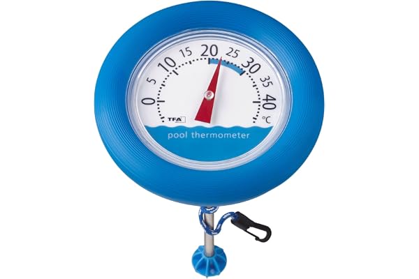 TFA Dostmann 40.2007 Poolwatch Thermomètre de piscine, bleu