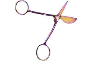Tula Pink Hardware 4" Duckbill Applique Scissors, Rainbow