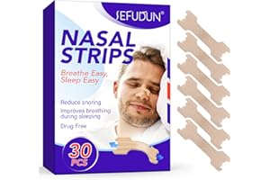 JSBNQRMZ Cerotti Nasali Antirussamento,Grandi Cerotti Nasali(66 Mm X 19 Mm),Breathe Right Non Russare Cerotti Per Naso Antirussamento Contro Il Russareper Una Migliore Respirazione,Sonno(30pcs)