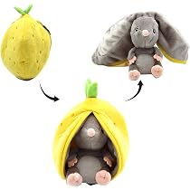 Doudou Éléphant FLIPETZ Réversible - Peluche Velour Cache-Cache Pour Bébé