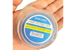 EXOTIC MYTH 1"x3yards lace front support tape Adhesive Double Side Walker Tape for Wigs Toupees hair tape