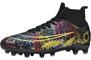 MEIDIASTRA Męskie buty piłkarskie chłopięce wysokie skarpety korki kolce piłka nożna buty do piłki nożnej outdoorowe profesjonalne sportowe buty treningowe buty zawodowe EU35-45