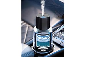 TOWONSHY 160ml Grande Capacità Profumatore per Auto Diffusore Auto con 160ml Profumo (Oceano), dura da 9 a 12 Mesi, Auto On/Off, Atomizzatore ad Ultrasuoni, Regolabile con 3 Modalità, BJ 003