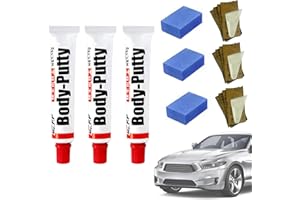 MGICHOOM Car Scratch Remover Kit, Car Paint Scratch Repair Kit, Car Body Filler Repair Kit, Car Scratches Remover With Car Body Putty Scratch Filler Painting, Car Filler For Bodywork, Polishing Cloth