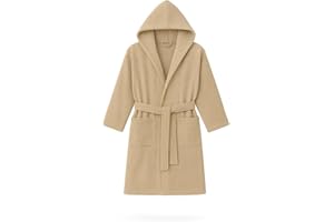 Leonardo Home - accappatoio uomo donna 100% cotone - accappatoio con Cappuccio in morbida spugna 100% cotone.