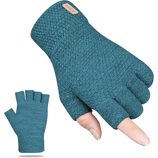 Gants D'Hiver Homme - Tricot Chaud, Écran Tactile - Antidérapants, Doublure Polaire - Pour Sport, Course, Quotidien