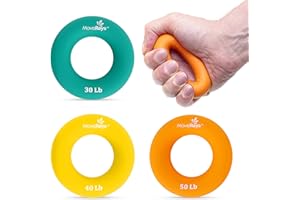 MoveRays Fortalecedor de Agarre de Manos, antebrazo, ejercitador de Dedos, Entrenador Muscular para Deportes, Escalada en Roca, Fitness