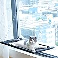 ANTOLE AM ANNA Cat Window Perch Cat Cat Hammock Bed with Upgraded Version 4 Suction Cups, Safest Cat Bed for Large Cat can Holds Up to 38lbs