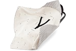 ‎BEARMOSS Bearmoss Einschlagdecke Babyschale Decke Kinderwagen Kinderwagen und Kindersitze universal Baby Babydecke für Buggy Autositz Ganzjahresdecke 90x90cm (Knospe)