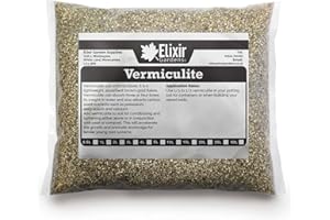 Elixir Gardens 4L Bag Vermiculite (Fine 3-6mm Horticultural Grade) | Premium Quality Natural Conditioner & Compost Mixing Media