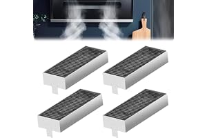 Nizirioo 4 st aktivt kolfilter för avgaskåpa, filter för Bosch 17004811, Siemens 17004796, Neff 17004806 och Gaggenau CA28211