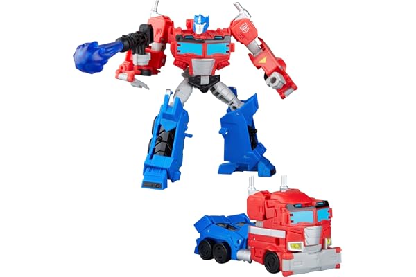 Transformers Prime Changers Optimus Prime-actionfigur, omvandlas från robotleksak till lastbilsleksak, för barn från 6 år