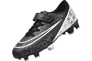 VLOOKST Boys' Football Boots Astro Turf Trainers Kids Girls Spikes Football Shoes Junior Cleats Soccer Shoes Outdoor Athletic Sport Football Trainers