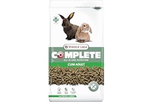 VERSELE-LAGA - Complete Cuni Adult - Extrudés Tout-en-Un Riches en Fibres pour Lapins (Nains) - 3 kg