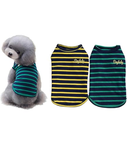 3 T-shirt Mimetiche Per Cani E Gatti - Cotone Traspirante, Per Estate