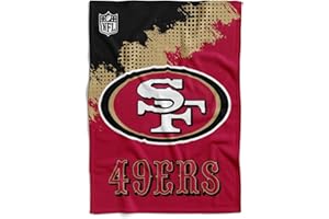 Great Branding San Francisco 49ers NFL Fleece Super-Soft Couverture