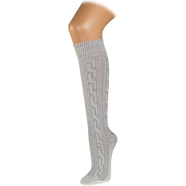 Lusana Herren Trachtenumschlagsocke Herzi - Authentische Trachtenstrümpfe