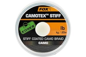 Hull Angling Centre Fox Camotex Stiff - 35lb CAC 740 Stiff Coated Camo Braid