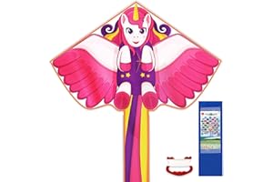 Hymaz Kite, Kites for Kids Adults Easy to Fly, Huge Beach Kite for Girls Boys Garden Park Flying Toys Children Outdoor Activites Games