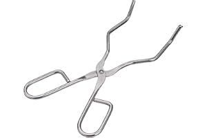 neoLab E-6975 ecoLab-Tiegelzange aus Edelstahl, 200 mm lang