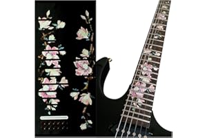 INLAYSTICKERS Inlay Sticker Fret Markers for Guitars - Magnolia Flowers, FT-297MN-G