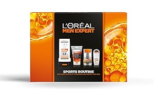L'OREAL PARIS L’Oreal Men Expert Energising Duo Men’s Gift Set, Gift Set For Him Featuring: Hydra Energetic Shower Gel [300ml] and Thermic Resist Spray Deodorant [150ml]