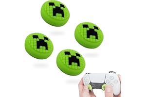 MatoSan 4 tapas de agarre pixeladas para joystick de silicona - Accesorios para gamepad sticks - Mejor agarre y control para juegos