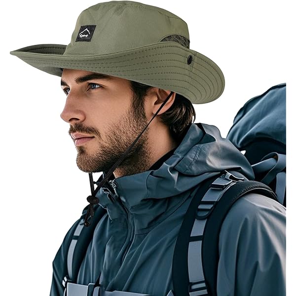 EORPAVU Outdoor Hut Wasserdicht - Fischerhut Mit UV-Schutz UPF 50+