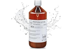 Leyf 1000 ml Propylenglykol E1520, Perfekt für DIY, Pharmaqualität 99,7% Reinheit, Lebensmittelqualität, Raw Material PG, Rein, Vegan, Ph. Eur/USP