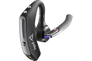 Plantronics - Voyager 5200 Office (Poly) - Bluetooth Over-the-Ear (Mono) Headset - SoundGuard - Noise Canceling Mic-Connects to Deskphone/PC/ Mac - Works with Teams (Certified), Zoom & more