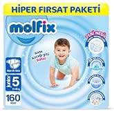 Molfix Kanal Teknolojisi Hiper Fırsat Paketi 5 Beden Maxi 160 Adet