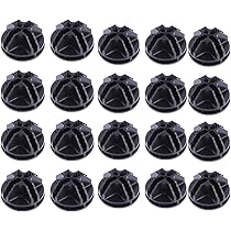 40 Connettori Cubo In Plastica ABS Nero - Per Montaggio Armadi Modulari, Scaffali Fai Da Te, 37mm