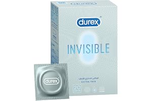 Durex Condoms 20 pack Invisible Extra Thin