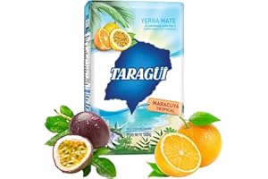 YERBOX 🌿Taragui Yerba Maté Maracuya Tropic: 0,5 kg + échantillon cadeau (40g)|🧉 Boisson énergisante, riche en vitamines et antioxydants, avec caféine!Accélère le métabolisme.